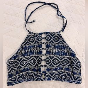 La Blanca High Neck Halter Bikini Top